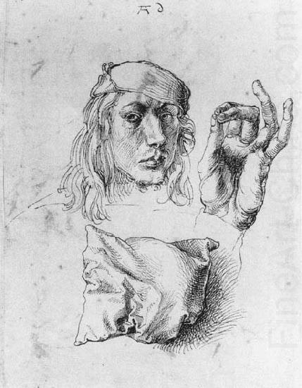 Albrecht Durer Studies of Self-Portrait china oil painting image